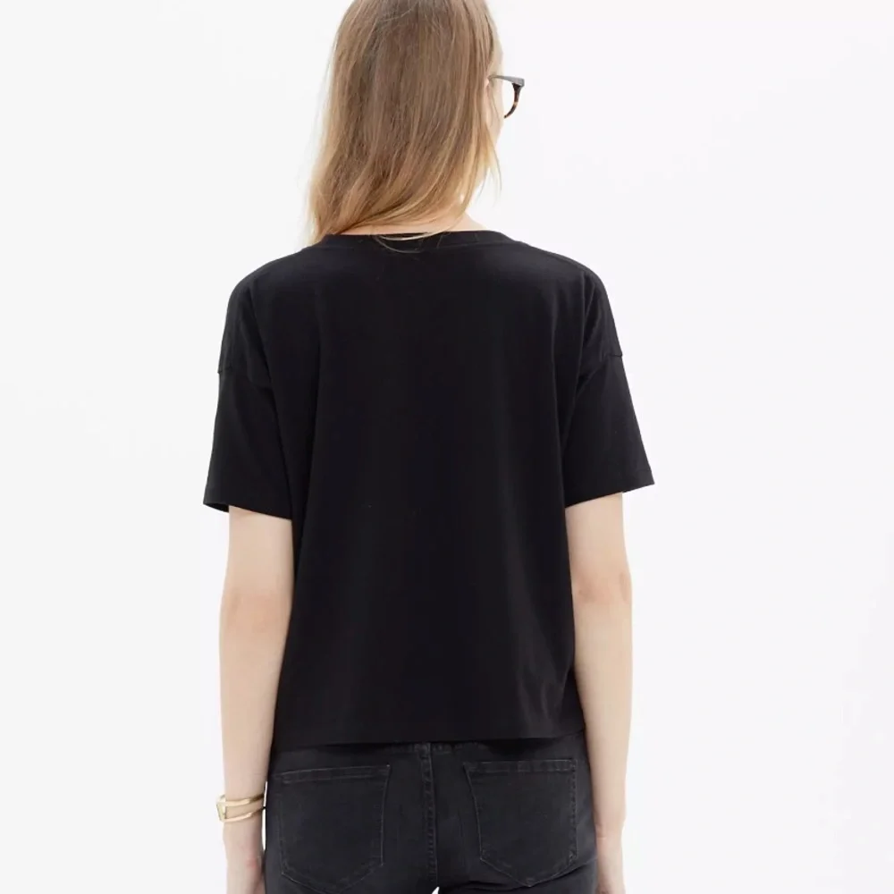 Madewell Women’s Crop Tee Black